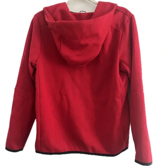 Nike Y2K Tech Zip Hoodie Jacket Men Size M Red Black - Picture 2 of 13